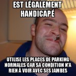 Good guy handicapé
