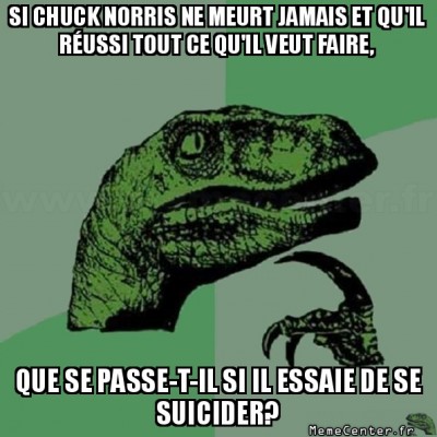 Chuck Norris est un paradoxe