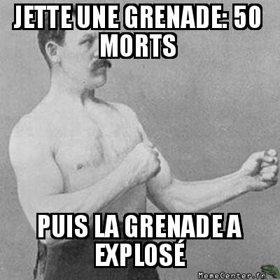 Explosion de grenade