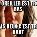 Problème d'oreiller