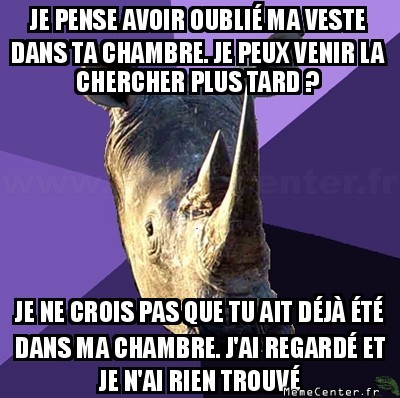 J'ai oublié un truc