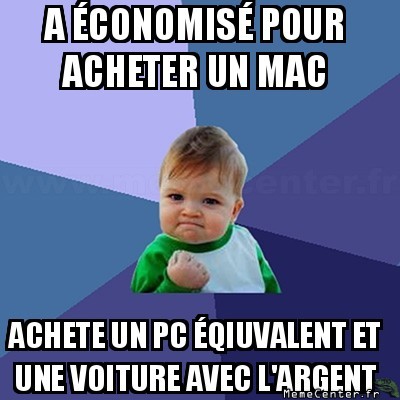 Prix d'un mac