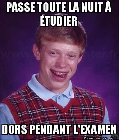 Nuit à étudier