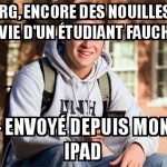 Plus de sous pour bouffer