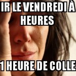 1 heure de colle