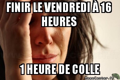 1 heure de colle