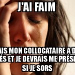 J'ai faim