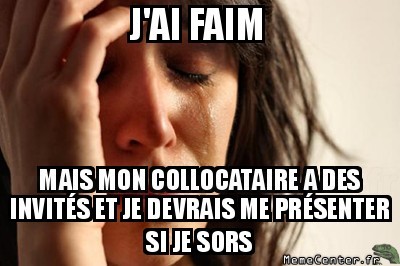 J'ai faim