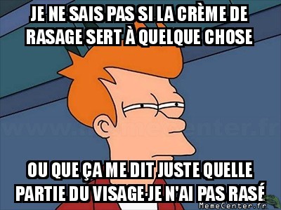 Crème de rasage