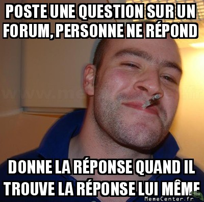 Question sur un forum