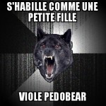 A bas pedobear