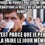 Au dernier moment