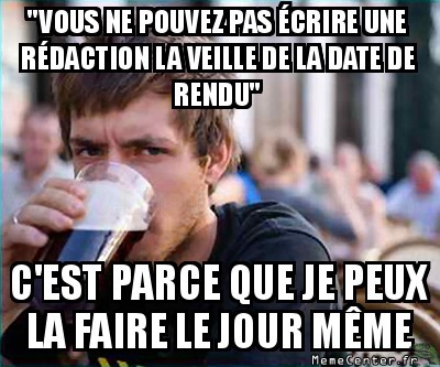 Au dernier moment