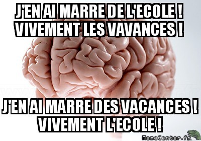 Ecole - Vacances