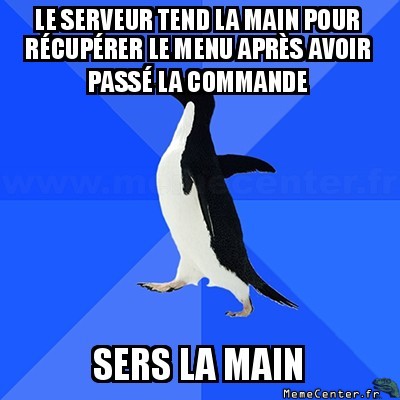 Serveur de restaurant