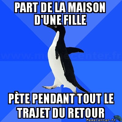 En partant