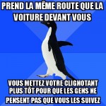 Clignotant de voiture