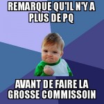 Aux toilettes