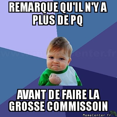 Aux toilettes