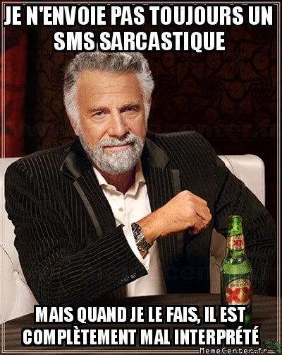 SMS sarcastique