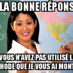 Ca ne suffit pas !