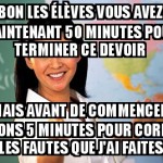 Avant le devoir