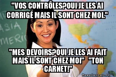 Vos contrôles?
