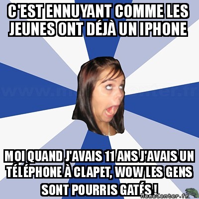 Quand j'était jeune ...