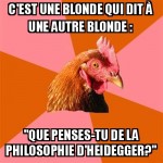 Blonde intelligente