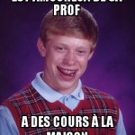 Amoureux de sa prof
