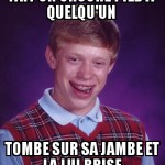 Pas de chace.