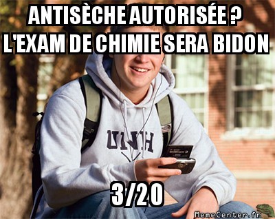 Antisèche autorisée ?