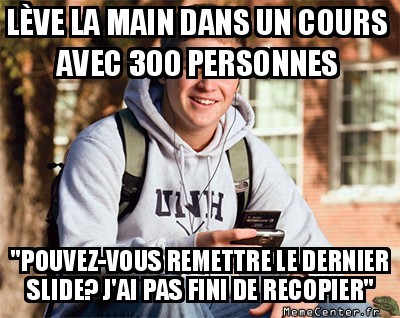 Slide loupé