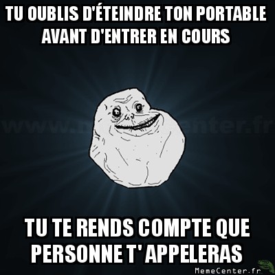 J'ai oublier de... ah non rien.