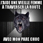 Aider une mamie à traverser
