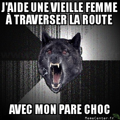 Aider une mamie à traverser