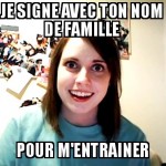 Entrainement de signature
