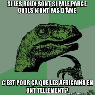 Noir ou roux ?