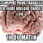 Enfin l'inspiration