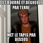 Après avoir dégueulé