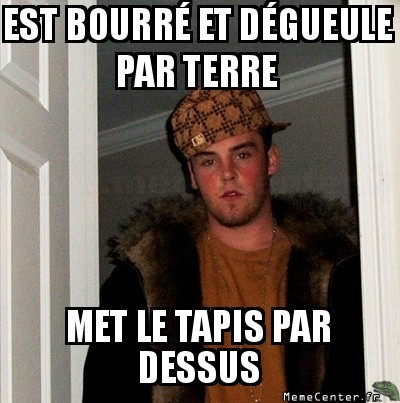 Après avoir dégueulé
