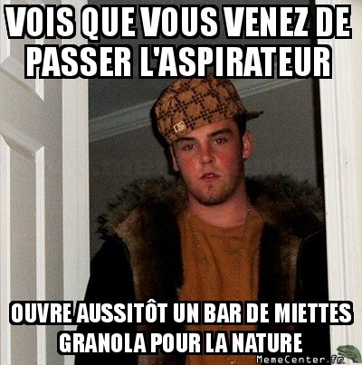 Après l'aspirateur