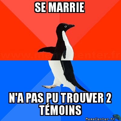Le marriage ...