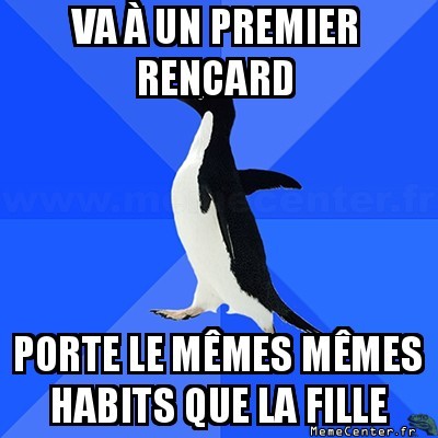 A un premier rencard