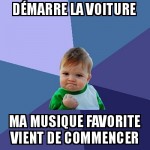 Démarrage de la voiture