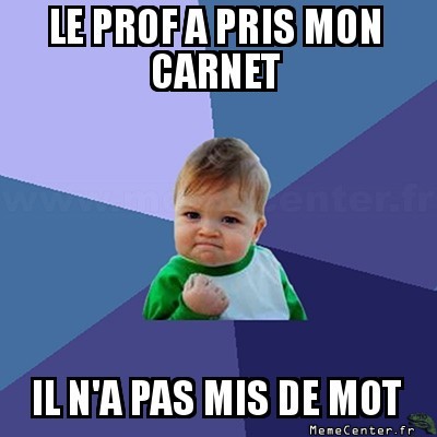 Le carnet
