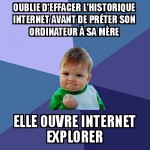 L'historique internet