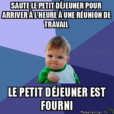 Tôt au boulot