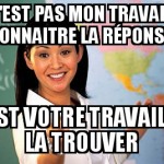 La réponse ?