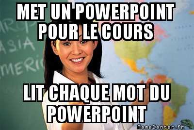 Cours en powerpoint